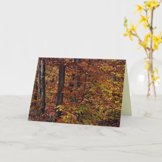 ビーチツリーフォレスト誕生日 カード (黄色い花)