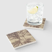 ビーチツリー（バイユージェーンアット） ストーンコースター (横)