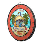 ビーチティキバーダーツボード ダーツボード (正面右)