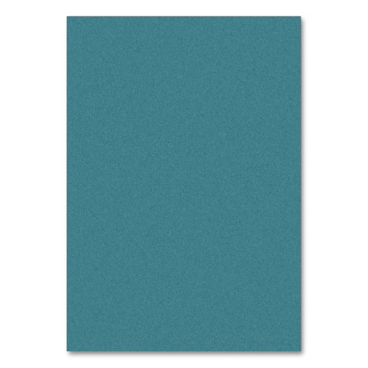 ビーチティール(緑がかった色)シーティングカード テーブルナンバー (裏面)