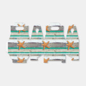 ビーチテーマのヒトデ ウェディング ラスティック フェイバーボックス (折り畳みなし)