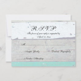 ビーチテーマのヒトデ ウェディング ラスティック 招待状