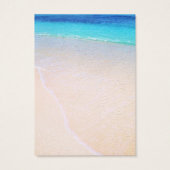 ビーチテーマイヤリングホルダカスタムージュエリーカード (裏面)