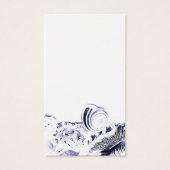 ビーチテーマイヤリングホルダカスタムージュエリーカード (裏面)