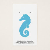 ビーチテーマイヤリングホルダカスタムージュエリーカード (正面)