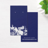 ビーチテーマイヤリングホルダカスタムージュエリーカード (デスク)