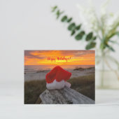 ビーチテーマクリスマスポストカード シーズンポストカード (スタンド正面)