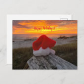 ビーチテーマクリスマスポストカード シーズンポストカード (正面/裏面)