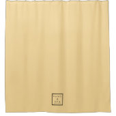 ビーチテーマゲストハウス シャワーカーテン (正面)