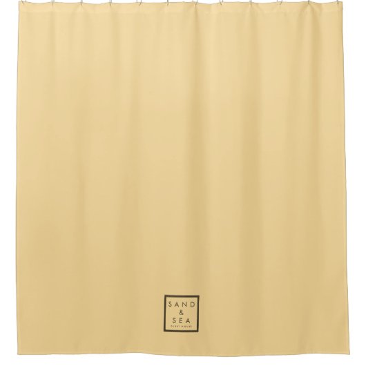 ビーチテーマゲストハウス シャワーカーテン (正面)