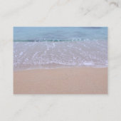 ビーチテーマサンドドル&スターフィッ結婚シュの座席 プレイスカード (裏面)