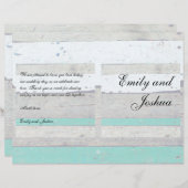 ビーチテーマスタッ結婚フィズ素朴ス (正面/裏面)