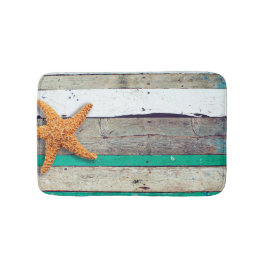 ビーチテーマスタッ結婚フィズ素朴ス バスマット