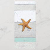 ビーチテーマスタッ結婚フィズ素朴ス メニュー (裏面)