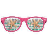 ビーチテーマスタッ結婚フィズ素朴ス レトロサングラス (正面)