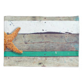 ビーチテーマスタッ結婚フィズ素朴ス 枕カバー (裏面)