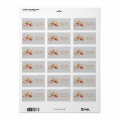 ビーチテーマスターフィッシュアンドシーシェル住所 シール (フルシート)