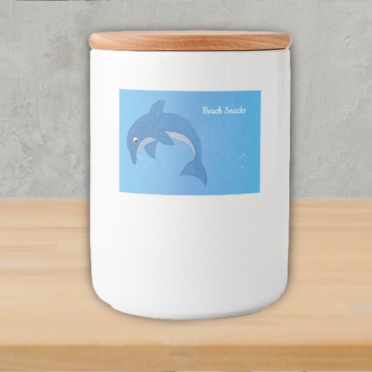 ビーチテーマスパークルブルードルフィンジャンプ位置 フードラベル