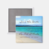 ビーチテーマセーブザデートマグネット マグネット (正面/裏面)