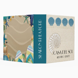 ビーチテーマバインダー – 「戻る」を参照