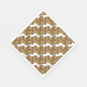 ビーチテーマパーティーサンドキャッスル紙ナプキンス スタンダードランチョンナプキン (角)