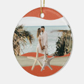 ビーチテーマヒトデ写真 セラミックオーナメント (左)