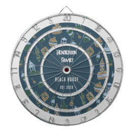 ビーチテーマファミリ名 ダーツボード