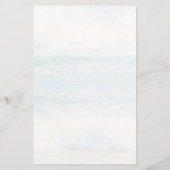 ビーチテーマベビーAbcのベビーシャワーゲーム (裏面)