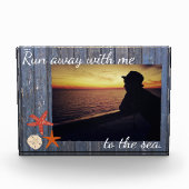 ビーチテーマ写真テンプレート フォトブロック (正面)