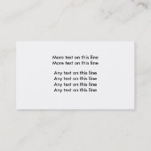 ビーチテーマ名刺 名刺 (裏面)