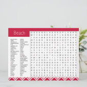 ビーチテーマ恋しく思ズYouゲームカード 案内状 (スタンド正面)