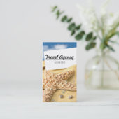 ビーチテーマ旅行業者名刺 名刺 (スタンド正面)