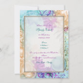 ビーチテーマ熱帯エレガントパーティー 招待状 (裏面)