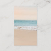 ビーチテーマ用ベビーシャワー本 エンクロージャーカード (裏面)