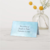 ビーチテーマ結婚折り畳み座席表 プレイスカード (裏面)