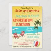 ビーチテーマ賞の週 招待状 (正面)