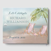 ビーチテーマ退職パーティー ゲストブック (裏面)