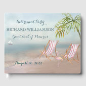 ビーチテーマ退職パーティー ゲストブック (正面)