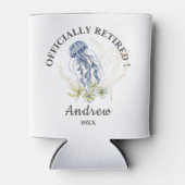 ビーチテーマ退職パーティー 缶クーラー (正面)