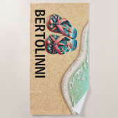 ビーチテーマ ビーチタオル (正面)