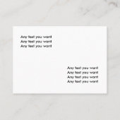 ビーチテーマ 名刺 (裏面)