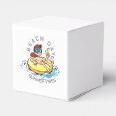 ビーチデイカートゥーン文字オン膨脹可能リングや輪 フェイバーボックス (裏面サイド)