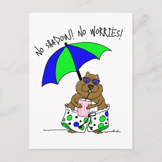 ビーチデイグラウンドホッグ シーズンポストカード (正面)