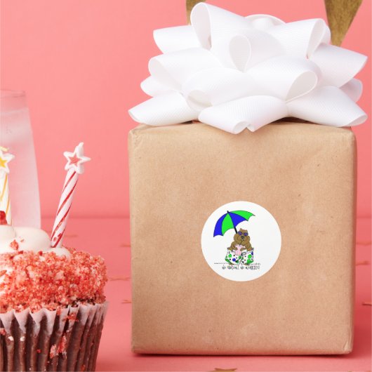 ビーチデイグラウンドホッグ ラウンドシール (パーティー)