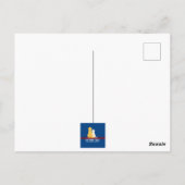 ビーチデイズ ゴールデンレトリバー 犬 感謝の気持ちのポストカード ポストカード (裏面)