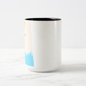 ビーチデイ コーヒーマグ | 夏 サン マグ | 海の波 (中央)