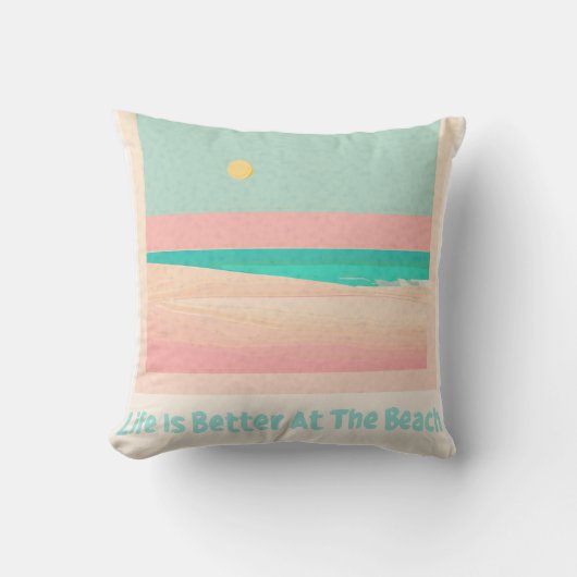 ビーチデザイン クッション (正面)