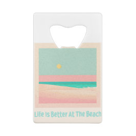 ビーチデザイン クレジットカード栓抜き