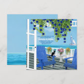 ビーチデッキ招待状 招待状 (正面/裏面)