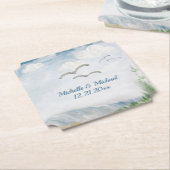 ビーチデューンロマ結婚ンス ペーパーコースター (アングル)